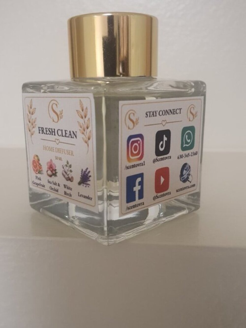 Home Reed Diffuser - Fresh Clean 50ML - Picture 8 of 9